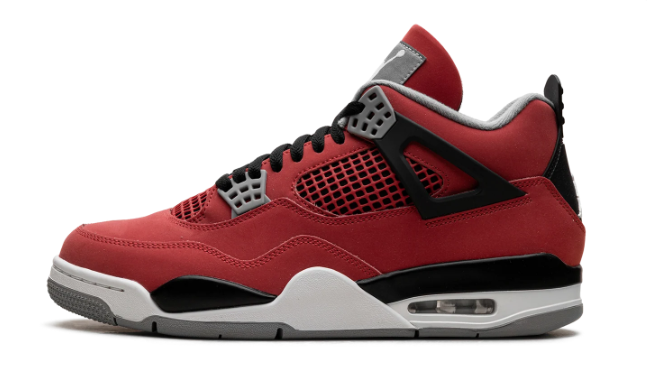 Air Jordan 4 Retro 'Toro Bravo' 2026 Sneakers - Fire Red