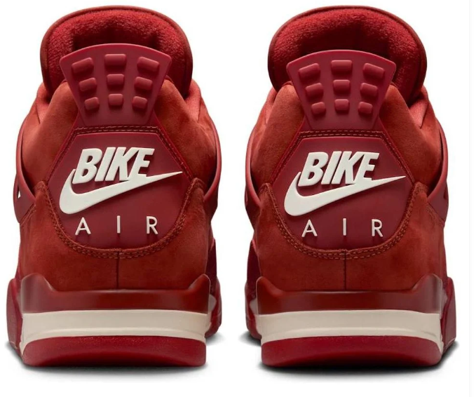 Nigel Sylvester x Air Jordan 4 OG/RM Sneakers - Orange/Sail