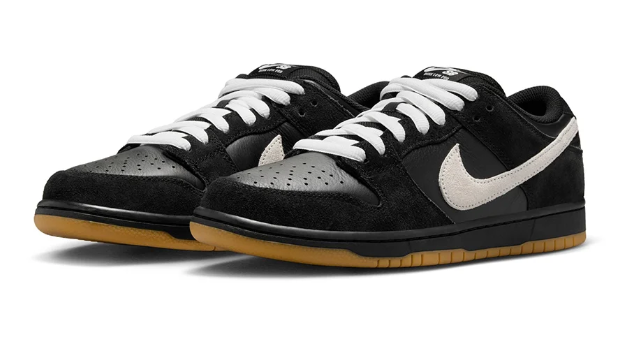 Nike SB Dunk Low Pro Skate Shoes 'Black and White'
