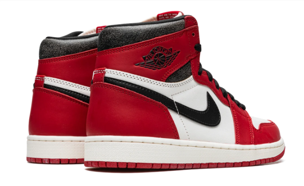 Air Jordan 1 High OG 'Lost & Found' Sneakers - Varsity Red/Black/Sail/Muslin