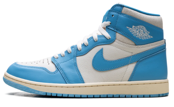Air Jordan 1 High OG UNC Reimagined Sneakers - University Blue/White/Black