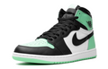 Air Jordan 1 High OG Sneakers - White/Black/Green Glow