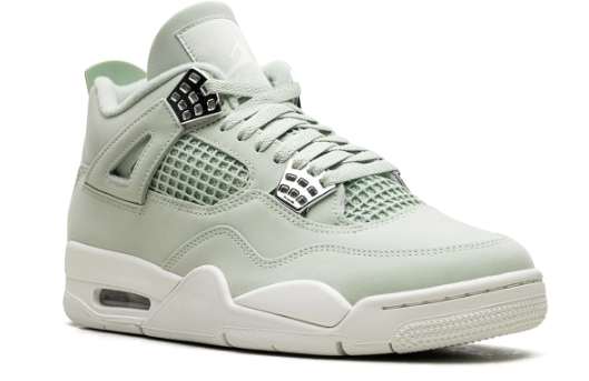 Air Jordan 4 Retro W 'Abundance' Unisex Sneakers - Seafoam/Sail