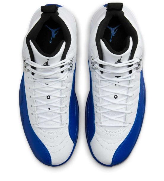Air Jordan 12 'Blueberry' Sneakers - White/Game Royal