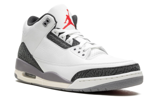 Air Jordan 3 Retro 'Cement Grey' Sneakers - Cement Grey