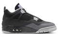 Air Jordan 4 Retro 'Fear' Sneakers - Black/Cool Grey