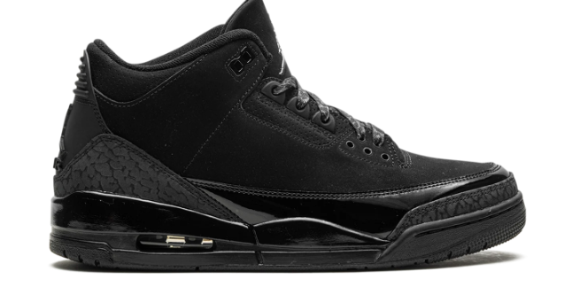 Jordan 3 Retro 'Black Cat' Sneakers - Black