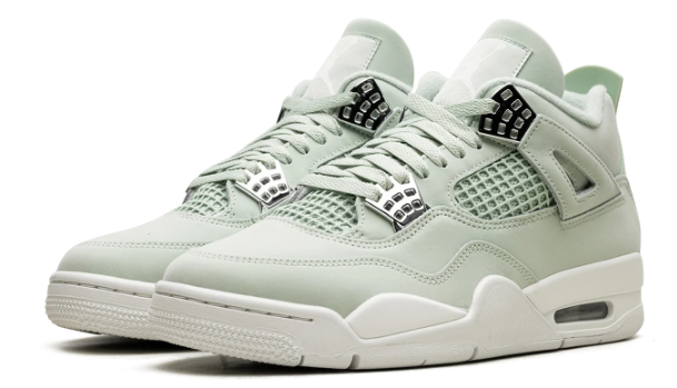 Air Jordan 4 Retro W 'Abundance' Unisex Sneakers - Seafoam/Sail