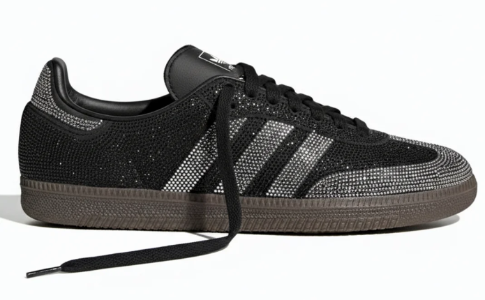 AD Samba OG Women's Rhinestone Sneakers - Black
