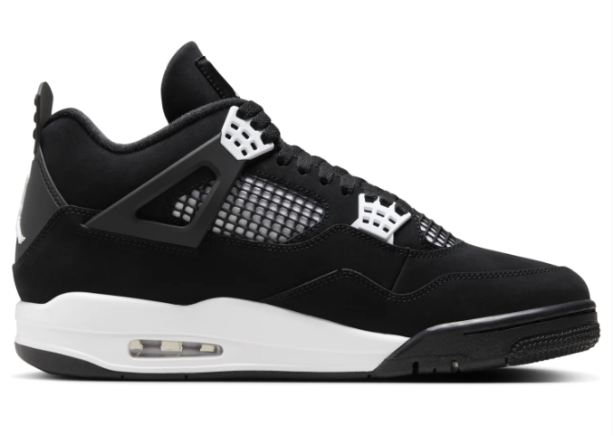 Air Jordan 4 'White Thunder' Sneakers - Black/White