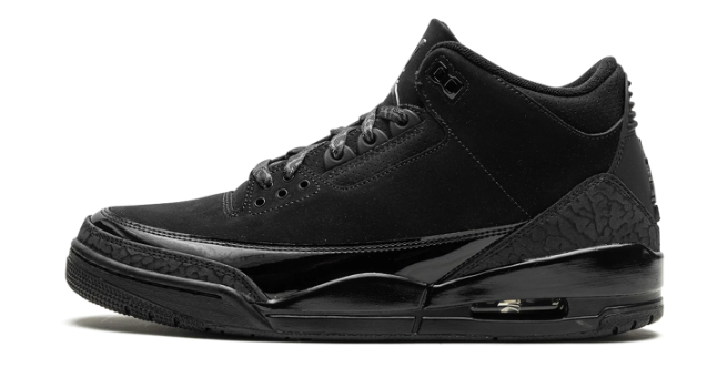 Jordan 3 Retro 'Black Cat' Sneakers - Black