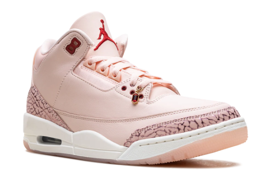 Air Jordan 3 'Treat Yourself' Washed Coral Sneakers - Pink/Red