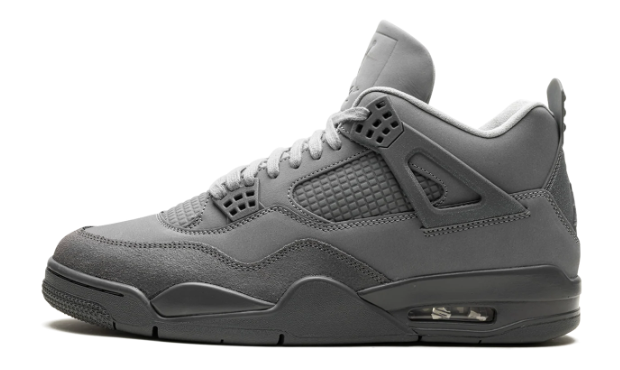 Air Jordan 4 Retro 'Wet Cement' Sneakers - Muted Grey