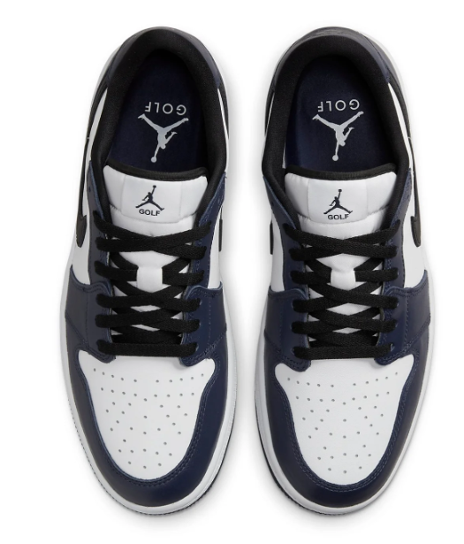 Air Jordan 1 Retro Low Golf 'Midnight Navy' Golf Shoes - White/Midnight Navy/Black