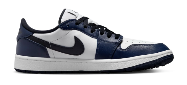 Air Jordan 1 Retro Low Golf 'Midnight Navy' Golf Shoes - White/Midnight Navy/Black