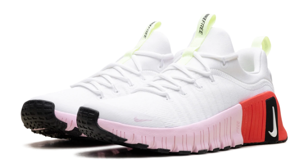 Nike Free Metcon 6 Women's Training Shoe – White / Barely Volt / Bright Crimson