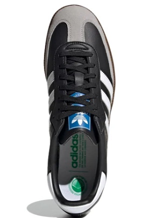 adidas Originals Samba Vegan Sneakers - Black Gum