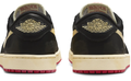 Nigel Sylvester x Air Jordan 1 Low OG 'Nitro' Sneakers - Black/Washed