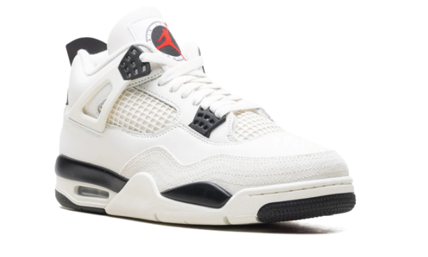 Air Jordan 4 Retro 'Flight Club' Sneakers - Sail/Black/University Red
