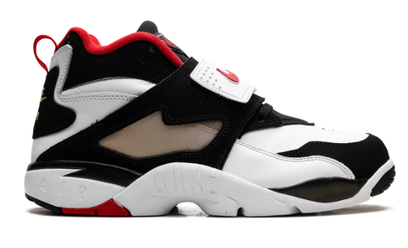 Nike Air Diamond Turf '49ers' Sneakers - White/Fire Red