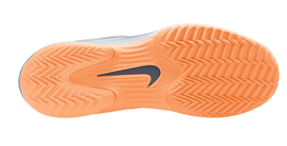Nike Men's Vapor 12 Clay Court Tennis Shoes in Ashen Slate/Obsidian-Lt Armory Blue