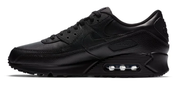 Men's Air Max 90 LTR "Leather Triple Black"