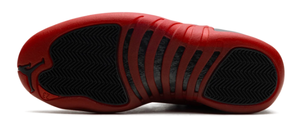 Air Jordan 12 Retro 'Flu Game' 2025 Sneakers - Black/Varsity Red