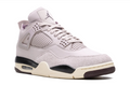 A Ma Maniére x Women's Air Jordan 4 Retro 'While You Were Sleeping' Sneakers - Light Grey