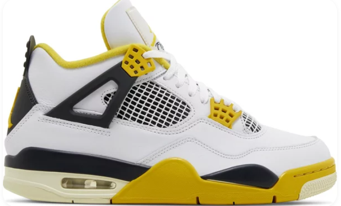 Air Jordan 4 Retro 'Vivid Sulfur' Women's Sneakers