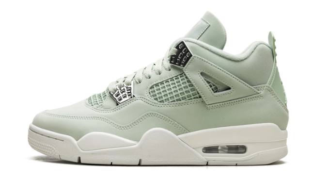 Air Jordan 4 Retro W 'Abundance' Unisex Sneakers - Seafoam/Sail