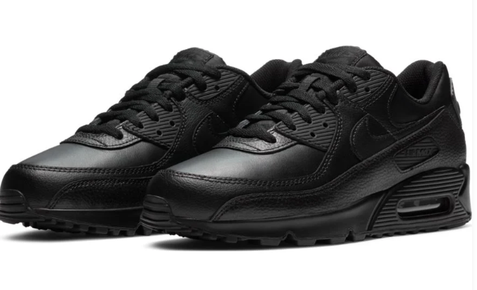 Men's Air Max 90 LTR "Leather Triple Black"