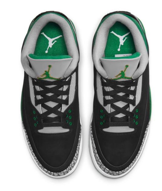Air Jordan 3 Retro 'Pine Green' Sneakers - Pine Green