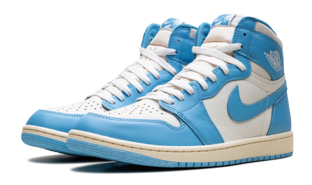 Air Jordan 1 High OG UNC Reimagined Sneakers - University Blue/White/Black