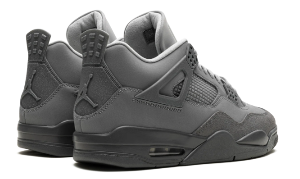 Air Jordan 4 Retro 'Wet Cement' Sneakers - Muted Grey