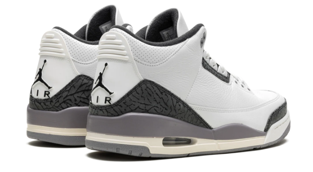 Air Jordan 3 Retro 'Cement Grey' Sneakers - Cement Grey