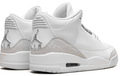 Air Jordan 3 Retro 'Pure Money' Sneakers - White/Metallic Silver