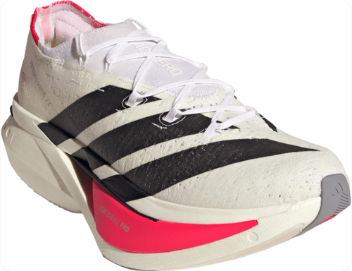 adidas Adizero Prime X 3 Strung Running Shoes - Ftwr White/Core Black/Lucid Red