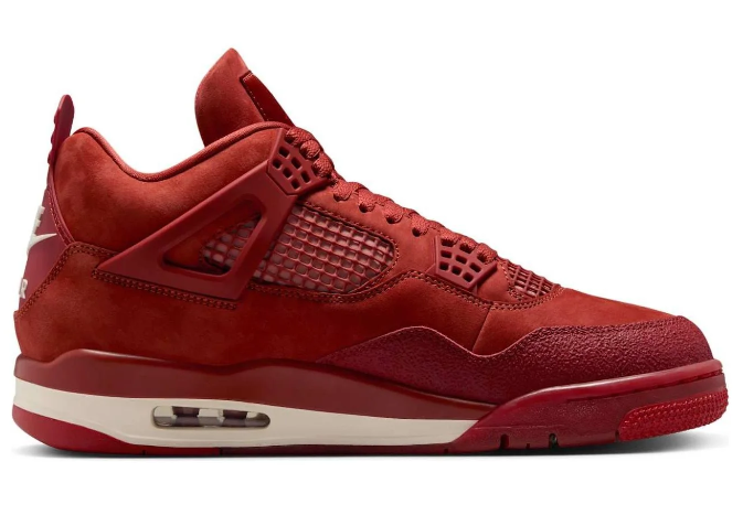 Nigel Sylvester x Air Jordan 4 OG/RM Sneakers - Orange/Sail