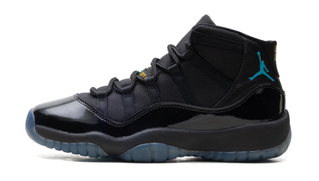 Air Jordan 11 'Gamma Blue' 2025 Sneakers - Black/Gamma Blue