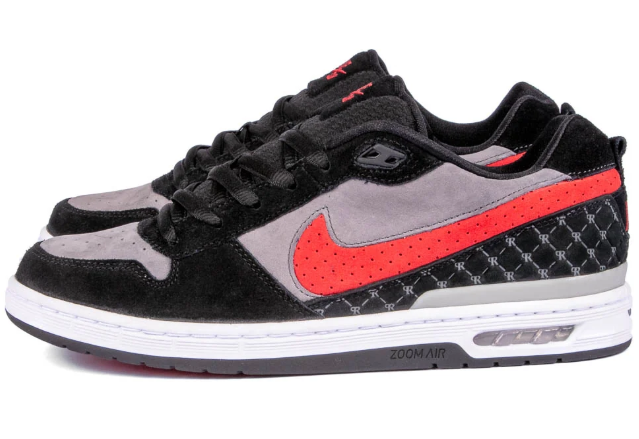 Nike SB - Paul Rodriguez Zoom Air Low "Bred" - Black / Varsity Red - Flint Grey - Black