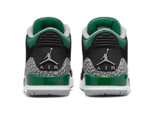Air Jordan 3 Retro 'Pine Green' Sneakers - Pine Green