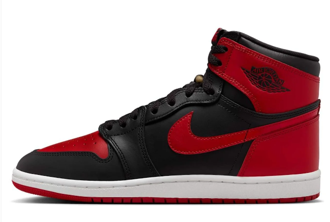 Air Jordan 1 High '85 'Bred' Sneakers - Black/Varsity Red/White