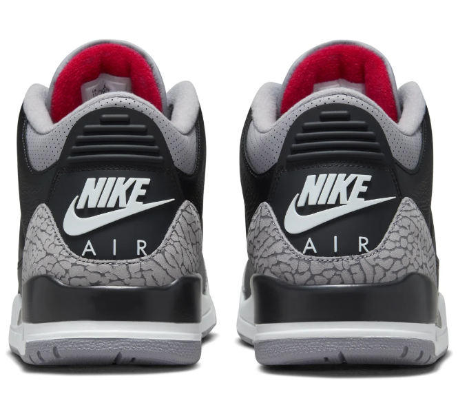 Air Jordan 3 Retro 'Black Cement' Sneakers - Black/Cement