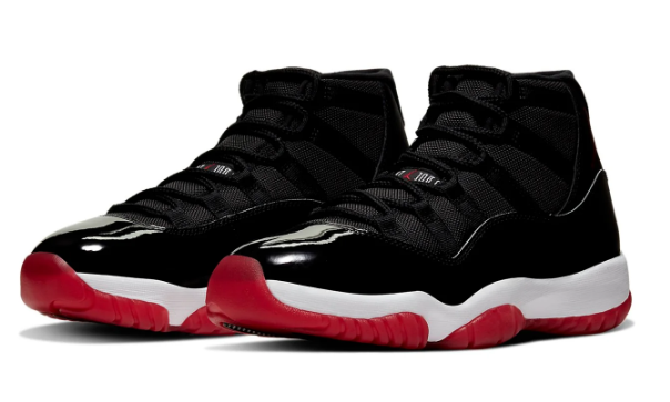 Air Jordan 11 Retro 'Bred' 2019 Sneakers - Black/True Red