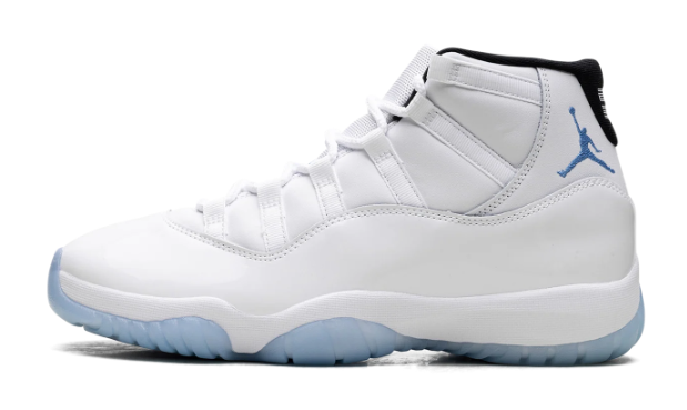 Air Jordan 11 Retro 'Columbia' 2024 Sneakers - White/Legend Blue
