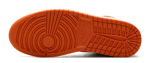 Air Jordan 1 Retro High OG 'Shattered Backboard' Sneakers - White/Black/Orange
