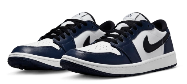 Air Jordan 1 Retro Low Golf 'Midnight Navy' Golf Shoes - White/Midnight Navy/Black