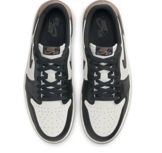 Air Jordan 1 Low 'Mocha' Sneakers - Mocha/White/Black