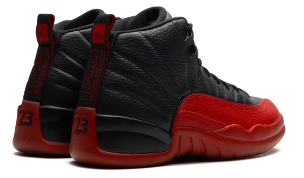 Air Jordan 12 Retro 'Flu Game' 2025 Sneakers - Black/Varsity Red