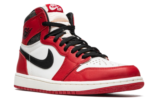 Air Jordan 1 High OG 'Lost & Found' Sneakers - Varsity Red/Black/Sail/Muslin